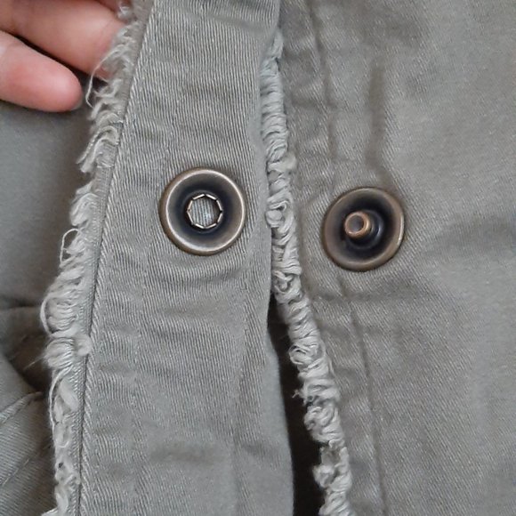 Live a Little Women`s Boho Raw Edge Jacket (M) - Picture 9 of 15